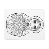 エレガントロシアの人形 マグネット (横)