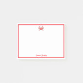 エレガントロブスターパーソナライズされた ポストイット (正面)