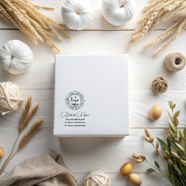 エレガントロモダンミニマルゴのソーシャルメディア処理 ラバースタンプ