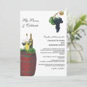 エレガントワイナリーヴィネヤ結婚ード 招待状 (スタンド正面)