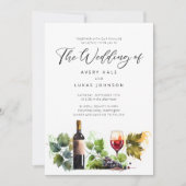 エレガントワイナリー結婚式招待状 招待状 (正面)