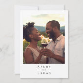 エレガントワイナリー結婚式招待状 招待状 (裏面)