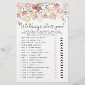 エレガントワイルドフラワー結婚ズのシューゲーム (正面)