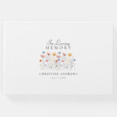 エレガントワイルドフラワー「愛する記憶の中で」葬儀 ゲストブック (正面)