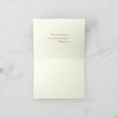 エレガントヴァージンメアリ宗教金ゴールドユリ シーズンカード (内部)