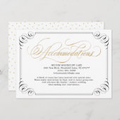 エレガントヴィンテージが盛んだ書道宿泊施設 エンクロージャーカード (正面/裏面)