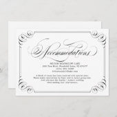 エレガントヴィンテージが盛んだ書道宿泊施設 エンクロージャーカード (正面/裏面)