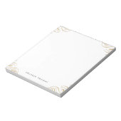 エレガントヴィンテージが盛んパーソナライズされたな文房具 ノートパッド (回転)