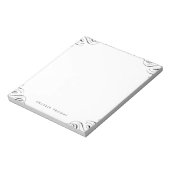 エレガントヴィンテージが盛んパーソナライズされたな文房具 ノートパッド (回転)