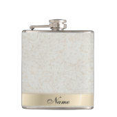 エレガントヴィンテージの優しいフローラのユーザー名 フラスク (正面)