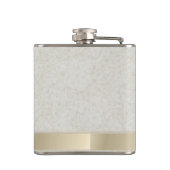 エレガントヴィンテージの優しいフローラのユーザー名 フラスク (裏面)