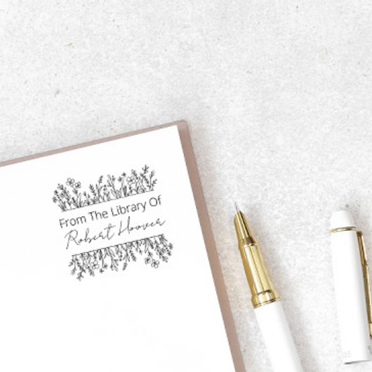 エレガントヴィンテージの花 ラバースタンプ