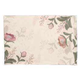 エレガントヴィンテージの花 枕カバー