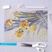 エレガントヴィンテージの花 薄葉紙 (クラフト)