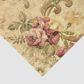 エレガントヴィンテージの金ゴールド壷のバラ 薄葉紙 (詳細)