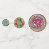 エレガントヴィンテージアンティークガラスクリスマスオーナメント コンフェッティ (正面)