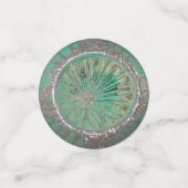 エレガントヴィンテージアンティークガラスクリスマスオーナメント コンフェッティ (スモール正面)