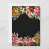 エレガントヴィンテージアンティークムーディ結婚式招待状 招待状 (裏面)