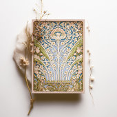 エレガントヴィンテージアールヌーボー結婚フローラ 招待状