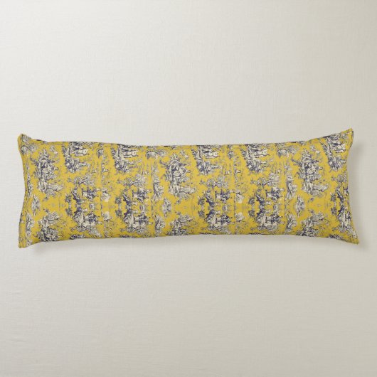 エレガントヴィンテージイエローレイクトイレデジュイ ボディピロー (裏面)