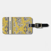 エレガントヴィンテージイエローレイクトイレデジュイ ラゲッジタグ (正面横)