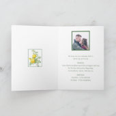 エレガントヴィンテージイエローローズ結婚式招待状 招待状 (内部)