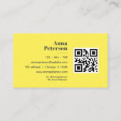 エレガントヴィンテージイモダンロハワイアンハイビスカス 名刺 (裏面)