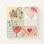 エレガントヴィンテージイラストスクラップブック ノートブック (裏面)