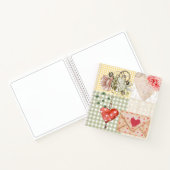 エレガントヴィンテージイラストスクラップブック ノートブック (内部)