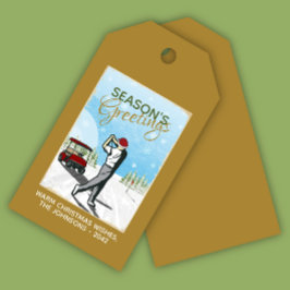 エレガントヴィンテージインスパイアグ・クリスマス ギフトタグ