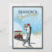 エレガントヴィンテージインスパイアグ・クリスマス シーズンカード (正面)