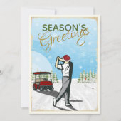 エレガントヴィンテージインスパイアグ・クリスマス シーズンカード (正面)