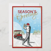 エレガントヴィンテージインスパイアグ・クリスマス シーズンカード (正面)