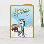 エレガントヴィンテージインスパイアグ・クリスマス シーズンカード (正面)