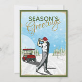 エレガントヴィンテージインスパイアグ・クリスマス シーズンカード (正面)