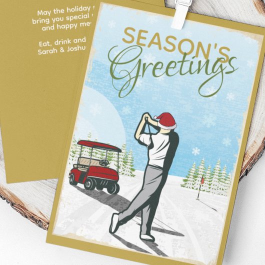 エレガントヴィンテージインスパイアグ・クリスマス シーズンカード