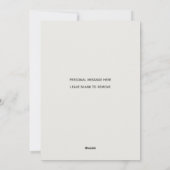 エレガントヴィンテージインスパイアグ・クリスマス シーズンカード (裏面)