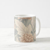 エレガントヴィンテージインスパイアフローラ コーヒーマグカップ (正面右)