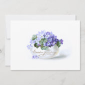 エレガントヴィンテージイースター忘れパープル シーズンカード (正面)