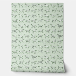 エレガントヴィンテージギャロピンウマズセージ 壁紙