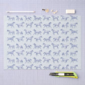 エレガントヴィンテージギャロピンウマズブルートワール 薄葉紙 (クラフト)