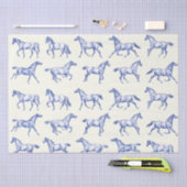 エレガントヴィンテージギャロピンウマズブルートワール 薄葉紙 (クラフト)