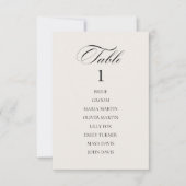 エレガントヴィンテージクラシックライトグレーテーブル番号 (正面)