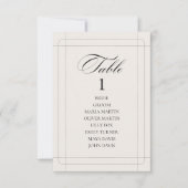 エレガントヴィンテージクラシックライトグレーテーブル番号 (正面)