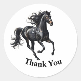 エレガントヴィンテージクラシックレースダービーパーティー ラウンドシール