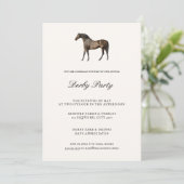 エレガントヴィンテージクラシックレースダービーパーティー 招待状 (スタンド正面)