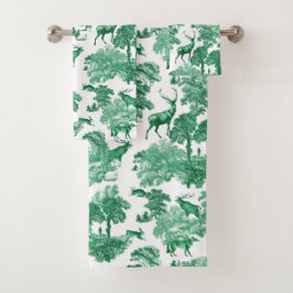 エレガントヴィンテージグフランスのリートイルディアー バスタオルセット