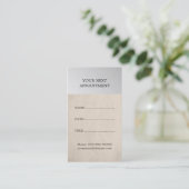 エレガントヴィンテージサロンアポイントメントカード 予約カード (スタンド正面)