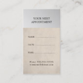 エレガントヴィンテージサロンアポイントメントカード 予約カード (正面)