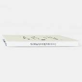 エレガントヴィンテージシックなブルーの馬トイル結婚ズ ゲストブック (背)